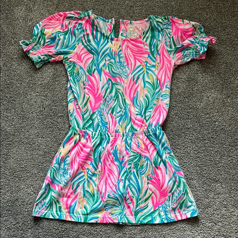 Lilly Pulitzer Mini Adley Romper Size Small 4-6